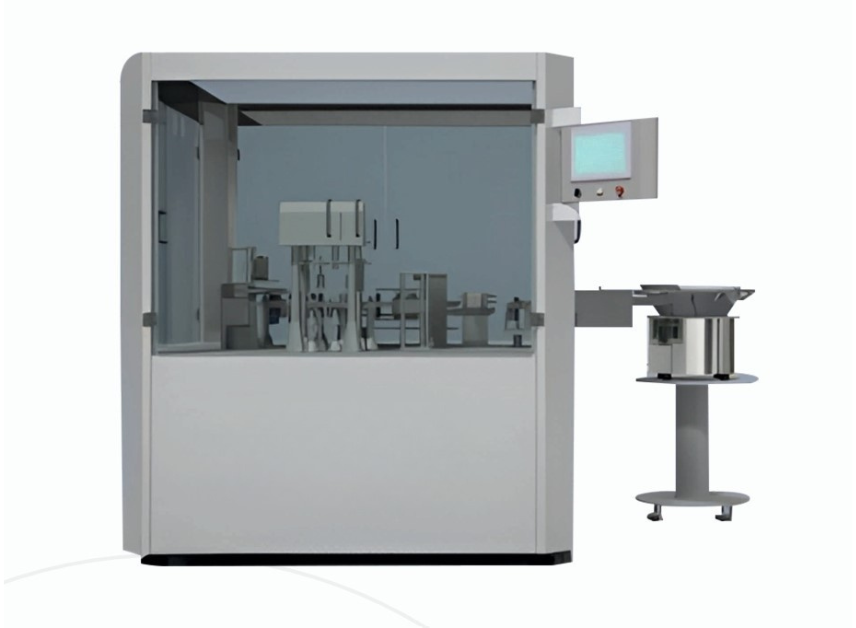 Fully Automatic Prefilled Oral Syringe Filling and Closing Machine.