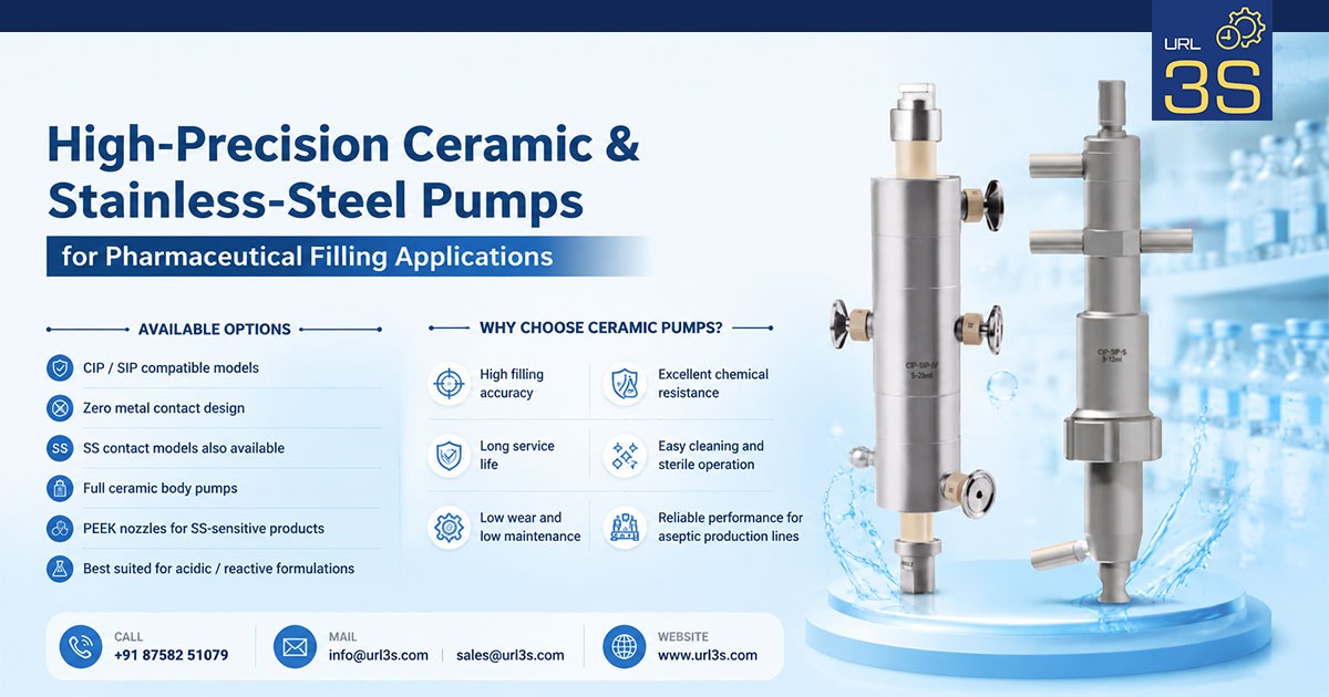 High-Precision Ceramic and Stainless-Steel Pumps in Amritsar