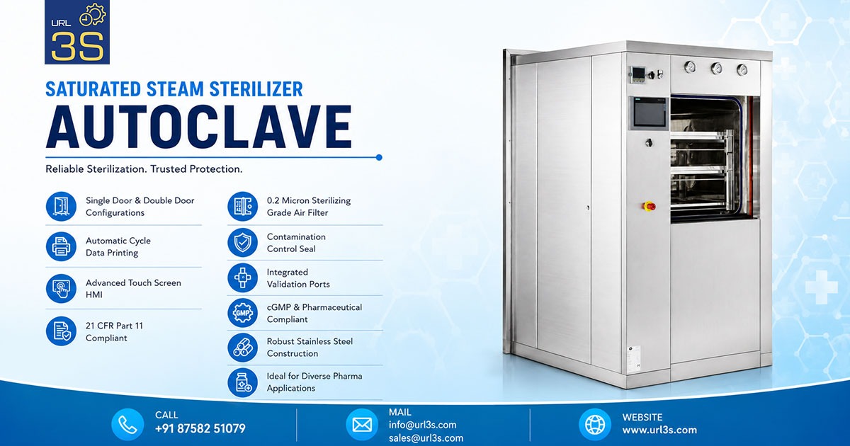 Saturated Steam Sterilizer (Autoclave) in Ahmedabad