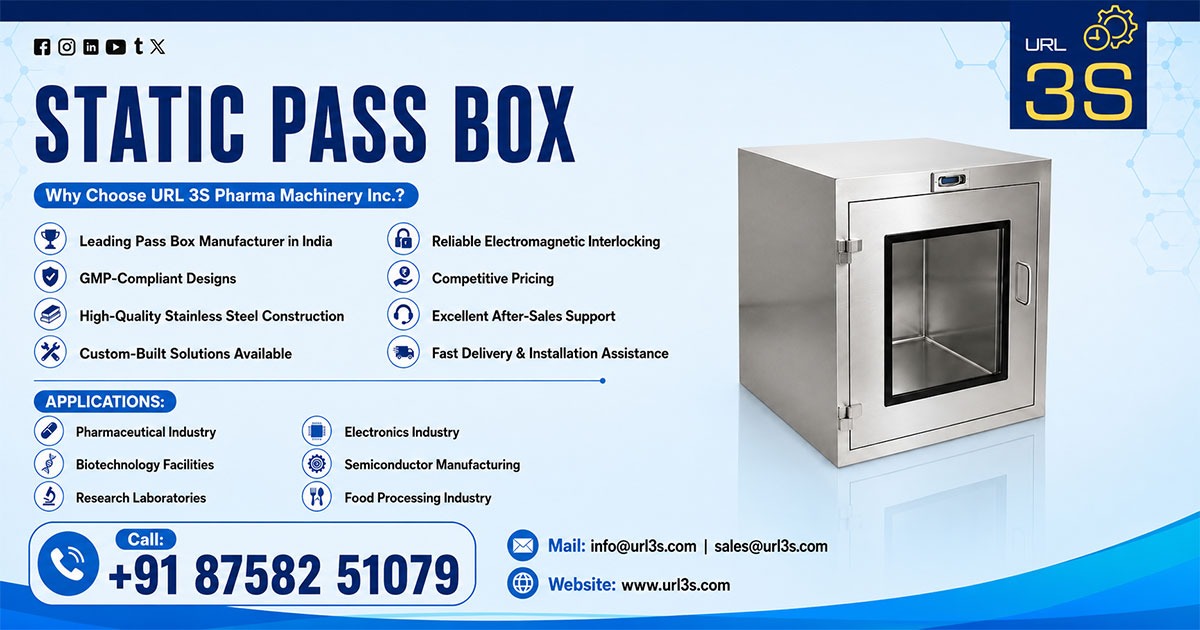 Static Pass Box Manufacturer in India