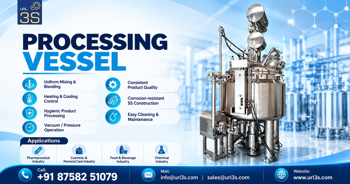 Processing Vessel Supplier in Ahmedabad